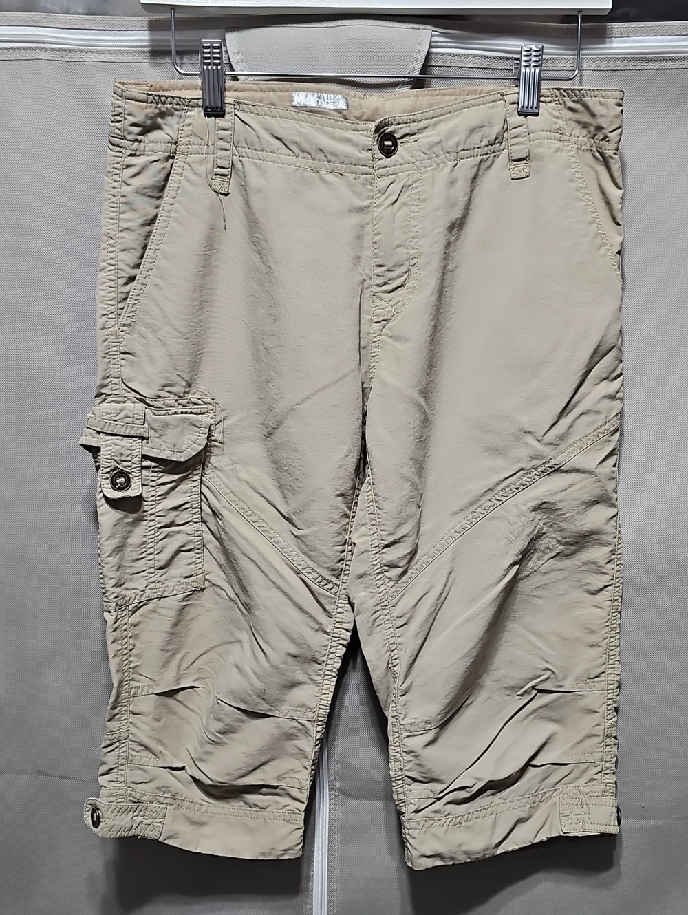 Marmot Women's Tan Cargo Capris with Side Utility Pocket